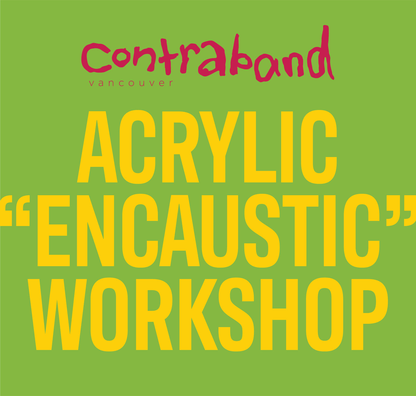 Acrylic Encaustic Painting Workshop