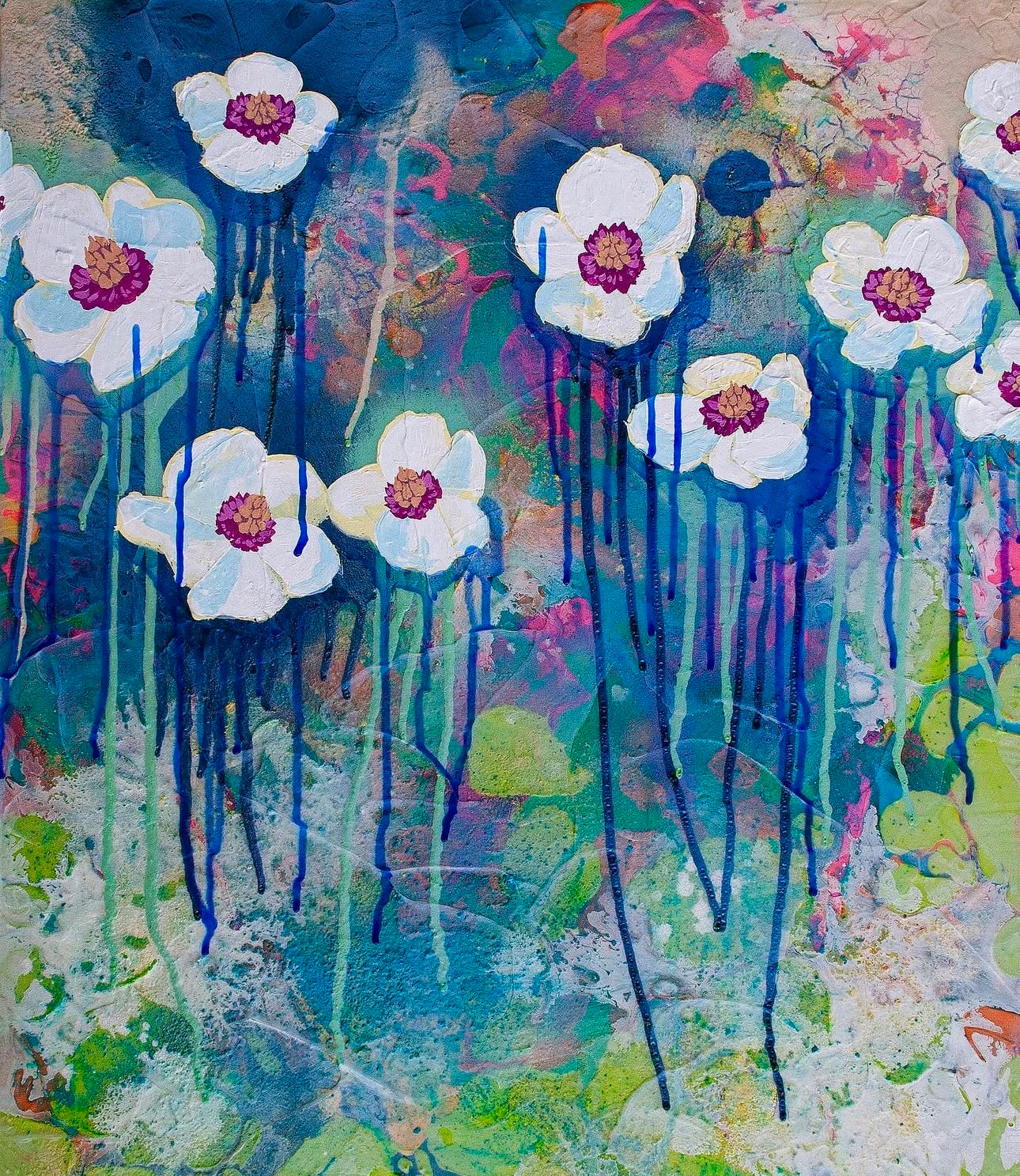 Acrylic Encaustic Painting Workshop